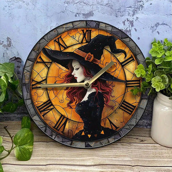 Mystical Witch Wall Clock