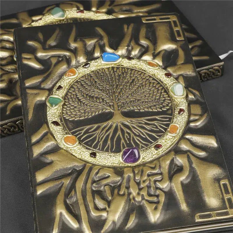 Natural Stones Tree of Life Notebook Pagan Journal-MoonChildWorld