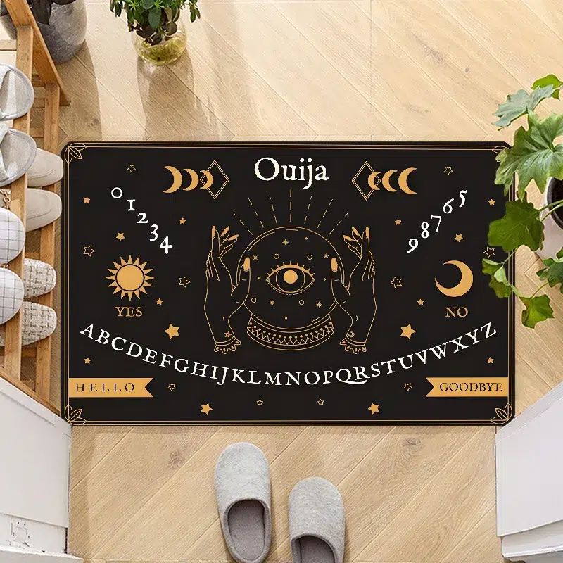 Halloween Ouija Board Door Mat Occult Decor-MoonChildWorld