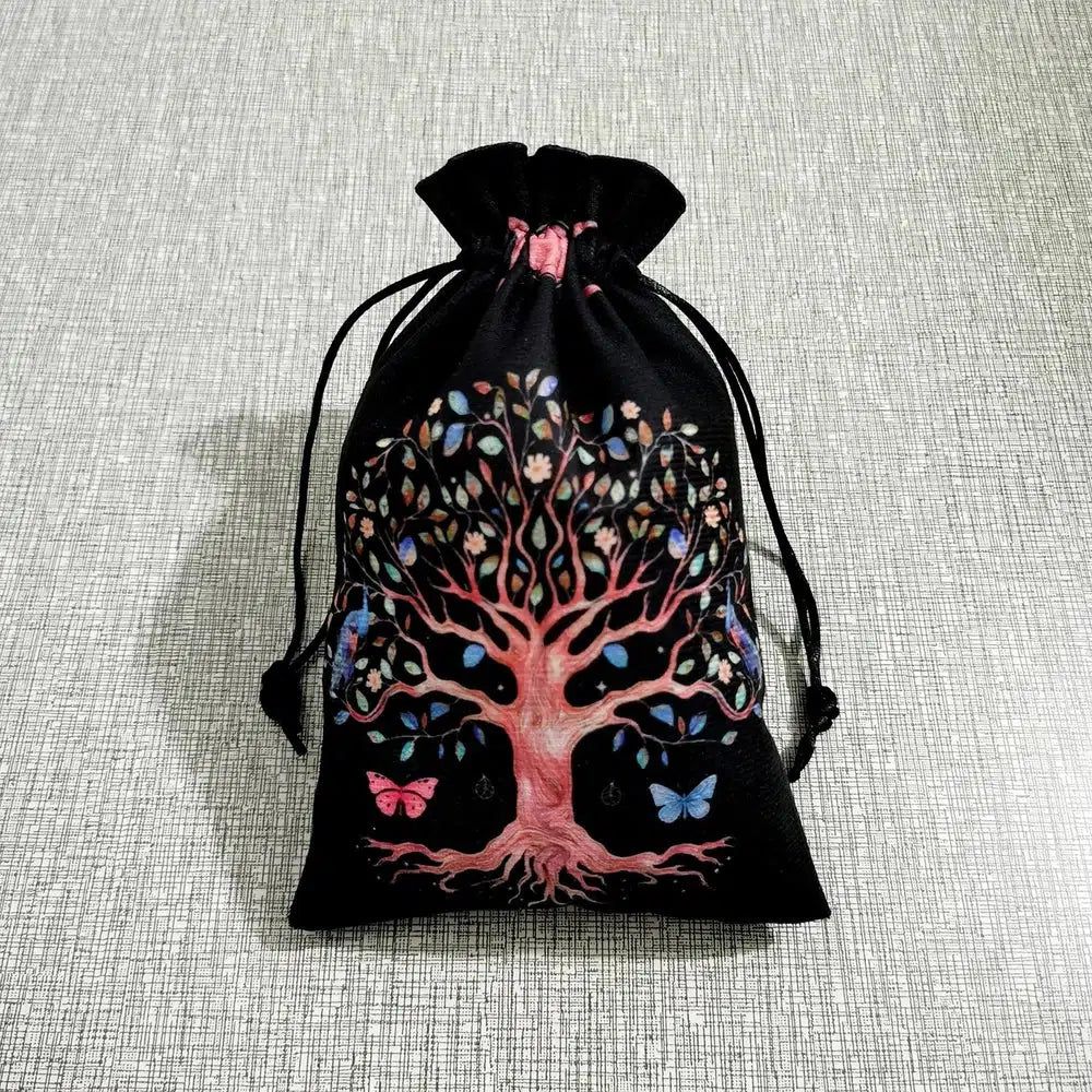 (Free Bag) Tree of life Altar Tarot Card Tablecloth Pagan Altar Cloth-MoonChildWorld