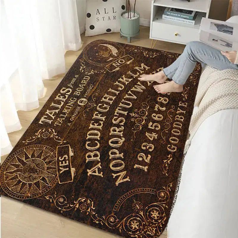 Halloween Ouija Board Area Rugs-MoonChildWorld