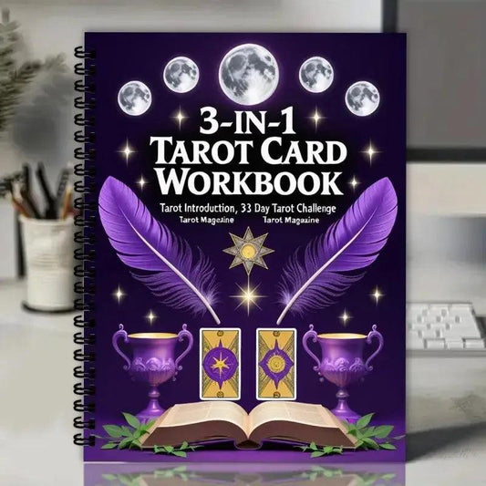 Tarot Card Witchcraft Notebook Wicca Spiritual Planner for Magick Divination