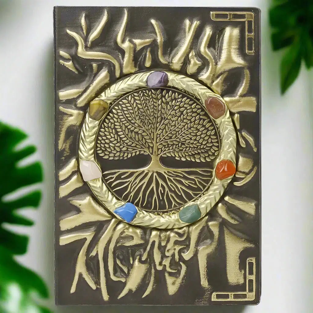 Natural Stones Tree of Life Notebook Pagan Journal-MoonChildWorld