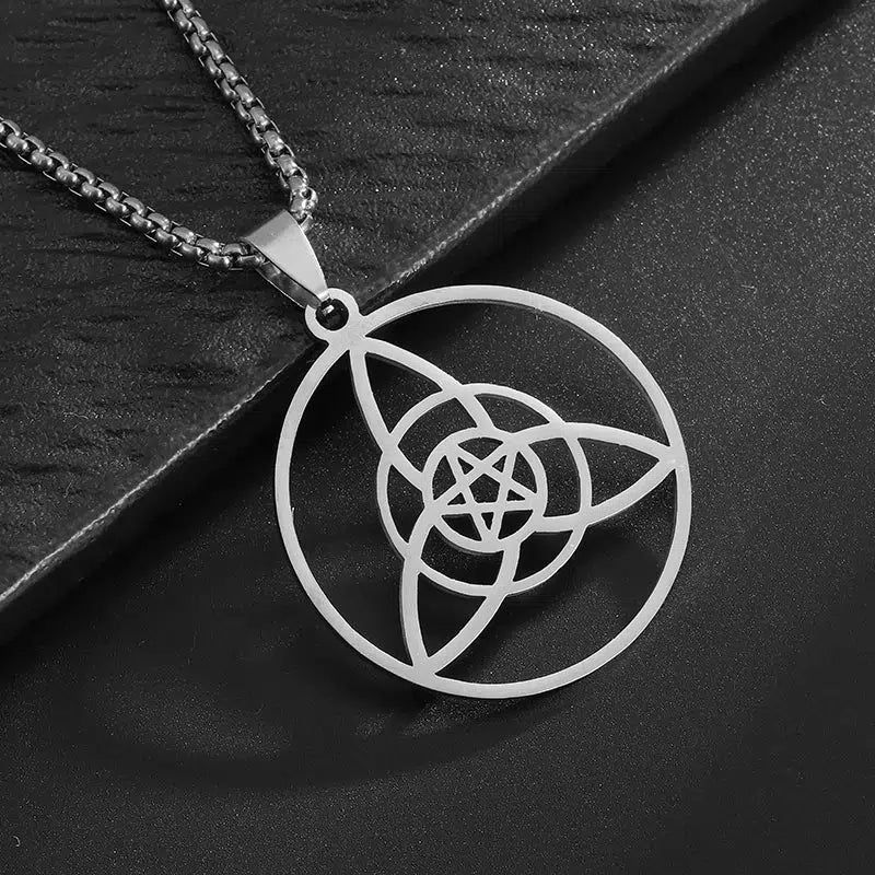 Witch Celtic Trinity Knot Necklace Triquetra Wicca Jewelry-MoonChildWorld