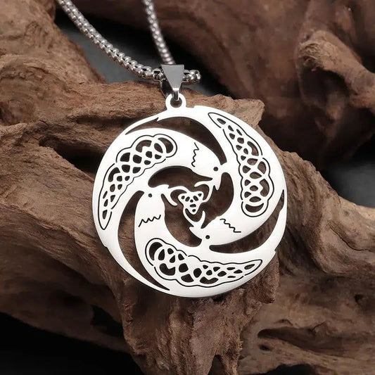 Trinity Celtic Knot Necklace Wicca Pagan Jewelry
