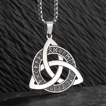 Odin Rune Celtic Trinity Knot Necklace Triquetra Witch Jewelry-MoonChildWorld