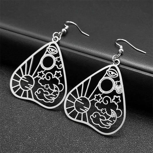 Sun Moon Earrings Gothic Jewelry