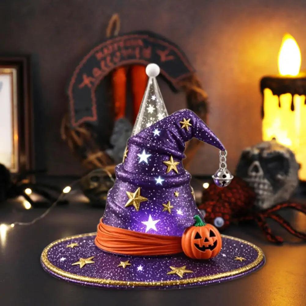 Spooky Witch Hat Night Light Set for Halloween Decor-MoonChildWorld