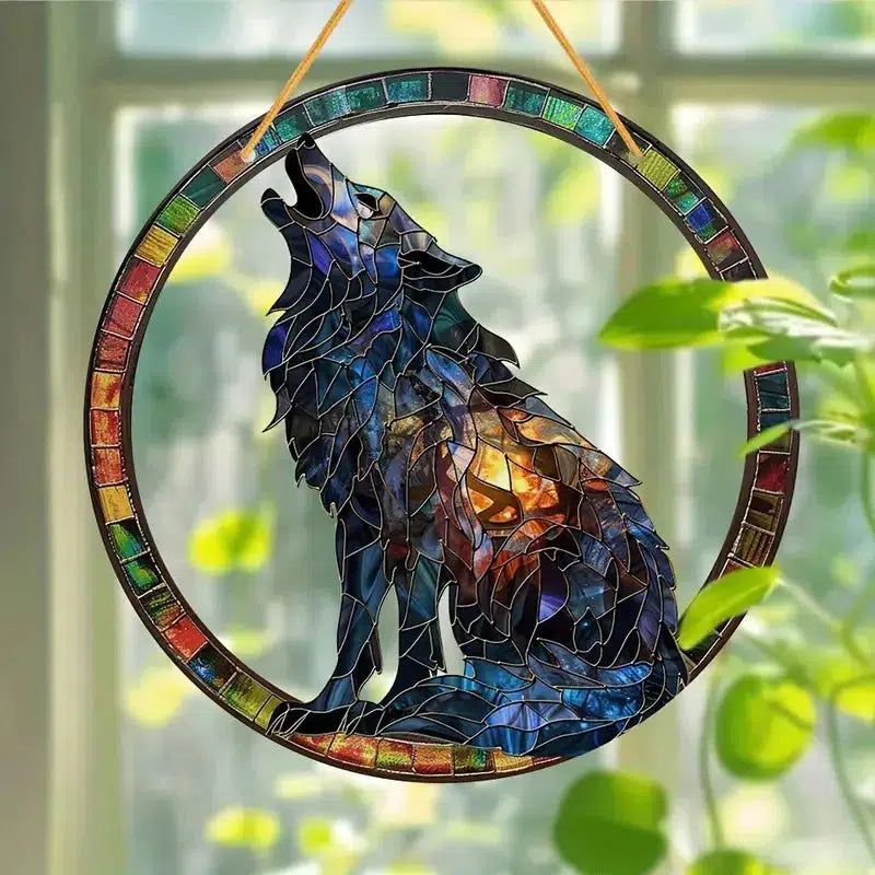 Spiritual suncatcher Mystic window decor Gothic window art Witchy Hanging Ornament for Christmas, Halloween-MoonChildWorld