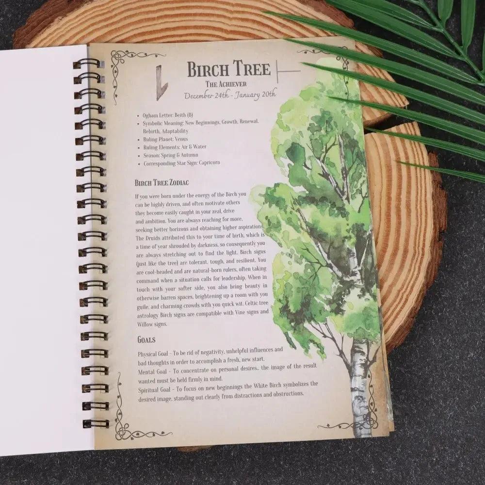 The Celtic Zodiac Spiritual Tree of life Book for Wicca Pagan-MoonChildWorld