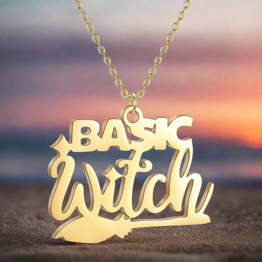 Basic Witch Necklace Halloween Spooky Necklace-MoonChildWorld