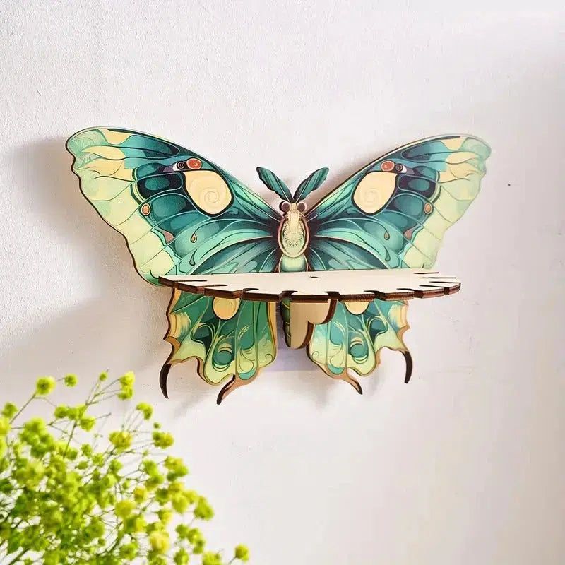 Creative Butterfly Storage Holders & Racks Butterfly Moth Shelf Witchy Wall Decor-MoonChildWorld