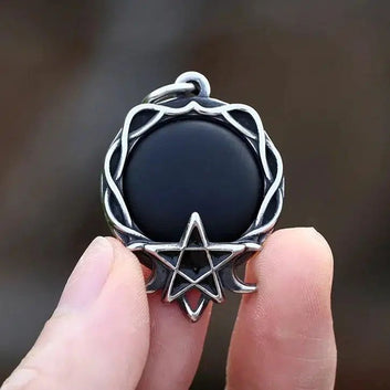 Pentagram Witch Necklace Gothic Jewelry