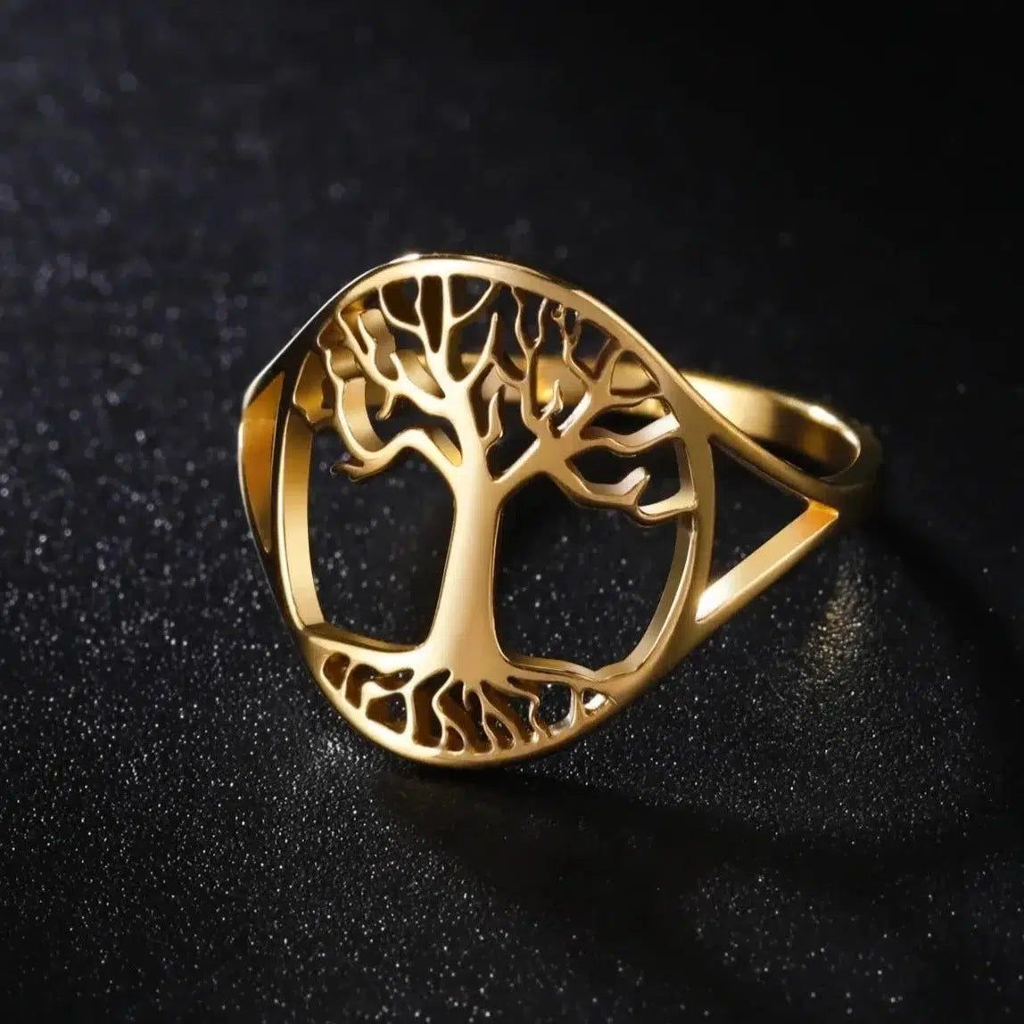 Pagan Jewelry Tree of Life Ring-MoonChildWorld