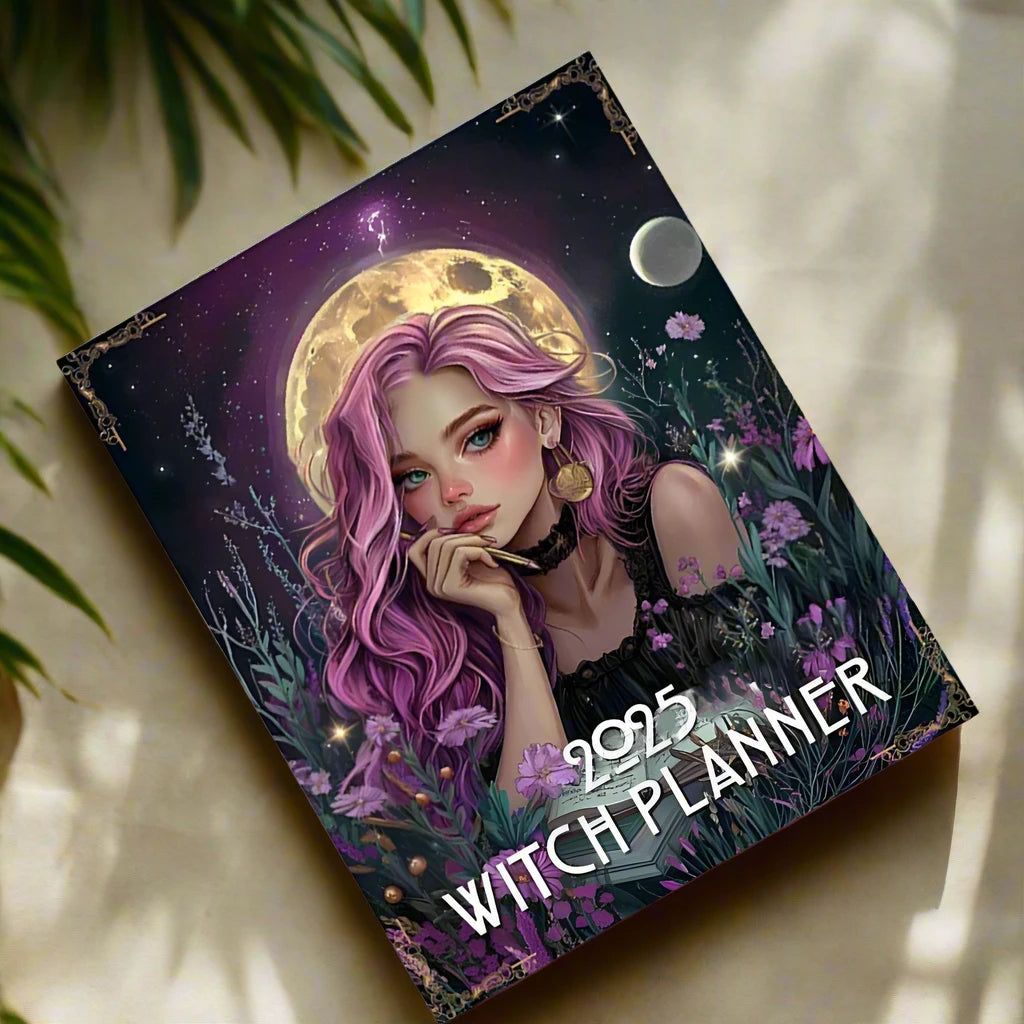 Witches Planning Calendar Notebook 2025 Witches Weekly Planner-MoonChildWorld