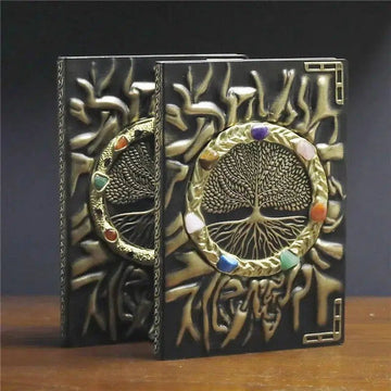 Natural Stones Tree of Life Notebook Pagan Journal-MoonChildWorld