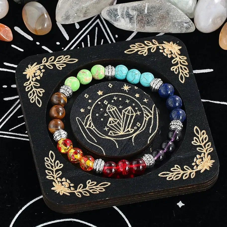 Wicca Crystal Tray Jewelry Storage-MoonChildWorld