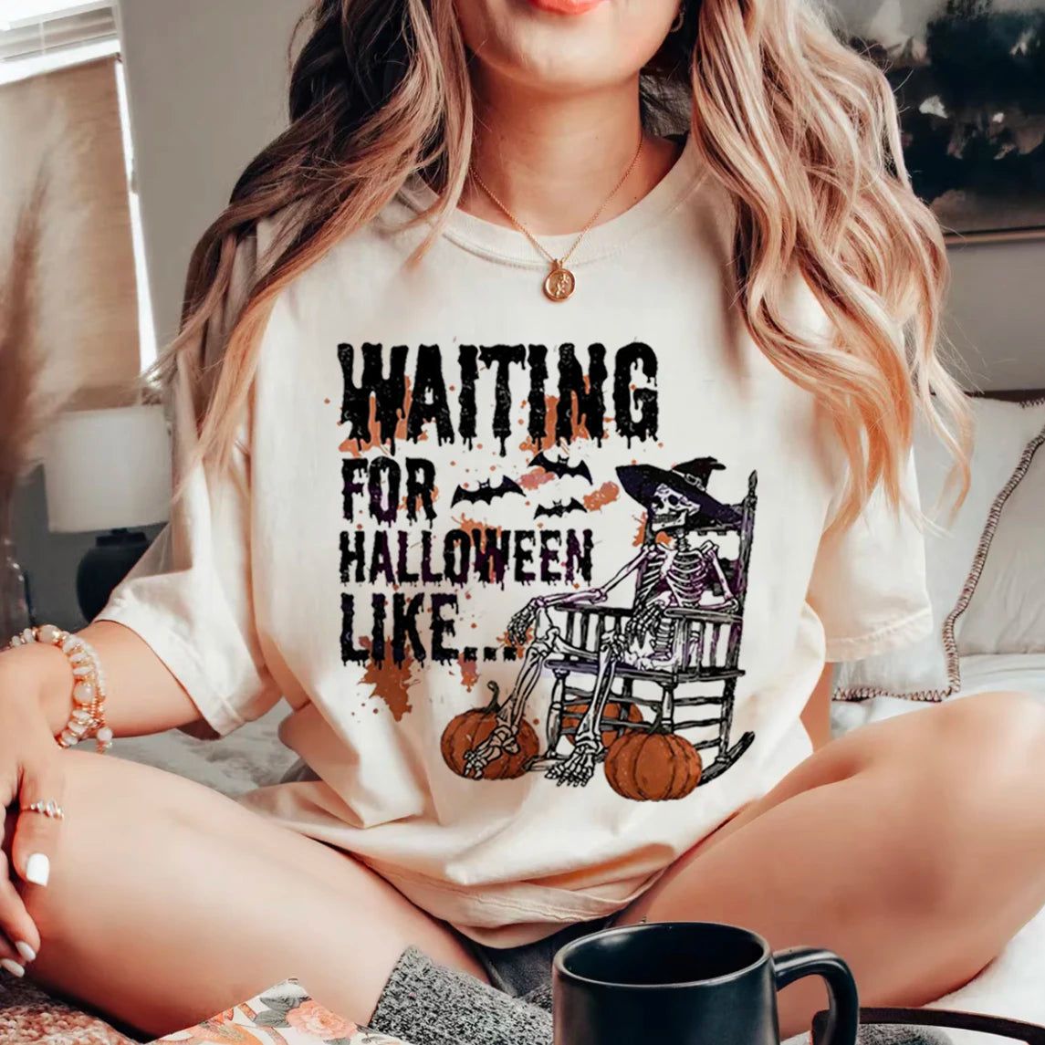 Vintage Witch T-shirt Funny Halloween T-shirt-MoonChildWorld