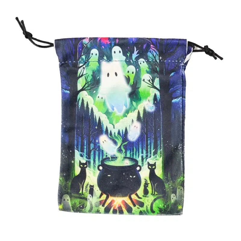 Tarot Card Storage Bag Black Cat Wicca Tarot Pouch-MoonChildWorld