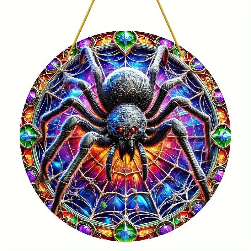 Halloween Spider Suncatcher Gothic Spider Window Hanging-MoonChildWorld