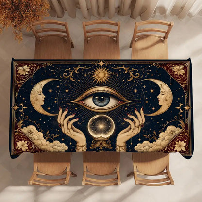 Divination table cover – rectangular altar cloth display