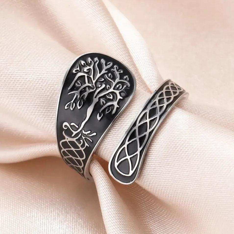 Pagan Celtic Tree of Life Ring Spiritual Jewelry-MoonChildWorld