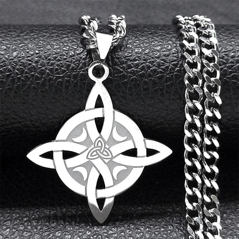 Celtic Knot Witchcraft Necklace-MoonChildWorld