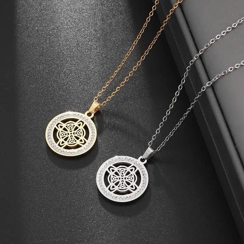 Witchcraft Jewelry Witch's Knot Celtic Knot Necklace-MoonChildWorld