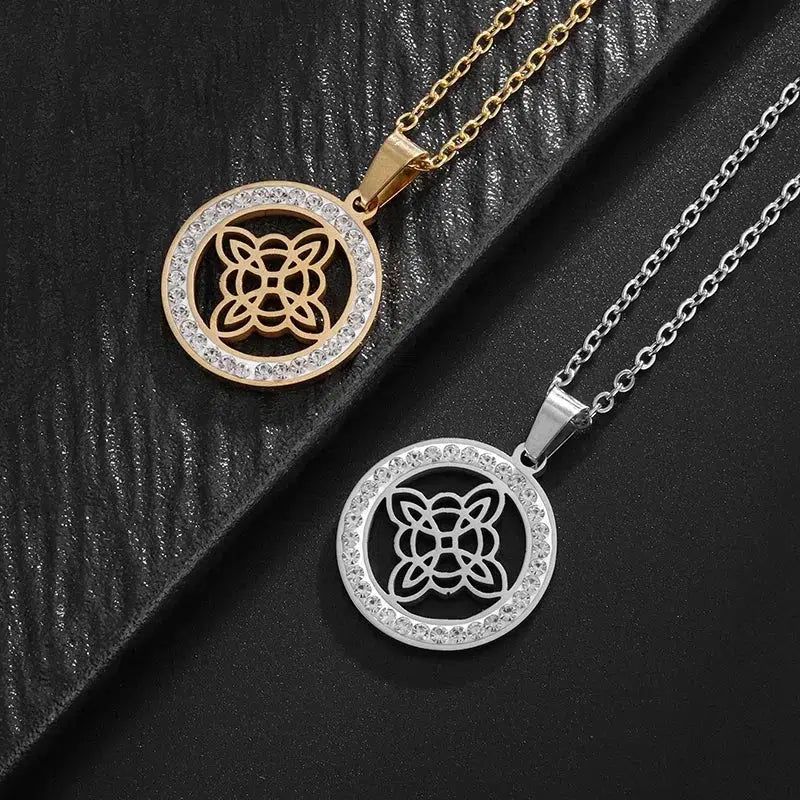 Witchcraft Jewelry Witch's Knot Celtic Knot Necklace-MoonChildWorld