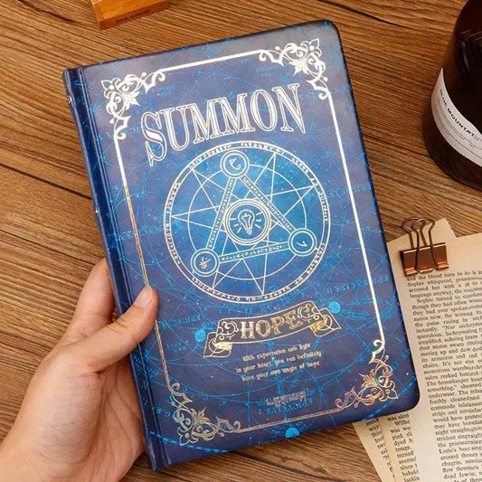 A5 Hardcover Magic Summon Notebook Witchcraft Notebook for Witch Diary