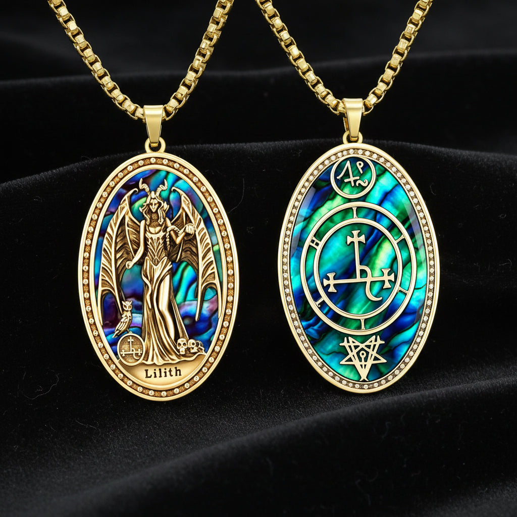 Ancient Greek Hekate amulet – wiccan pagan jewelry gift