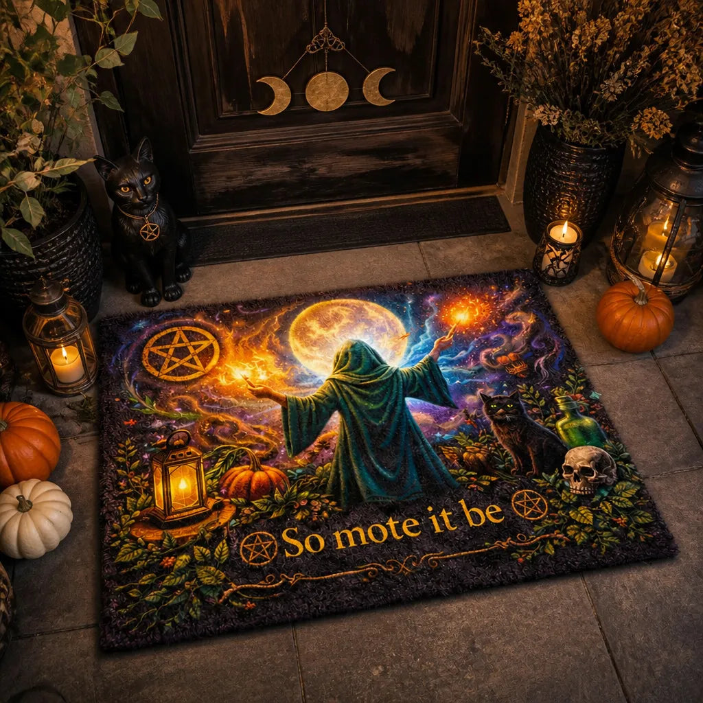 So Mote It Be Wicca Doormat for Pagan Home Decor_mockup_1.webp