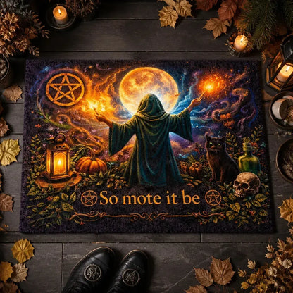 So Mote It Be Wicca Doormat for Pagan Home Decor_mockup_3.webp