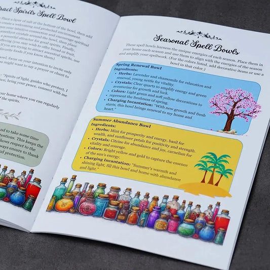 Spell Jars Grimoire: 50-Page Advanced Practices & Baneful Spells-MoonChildWorld