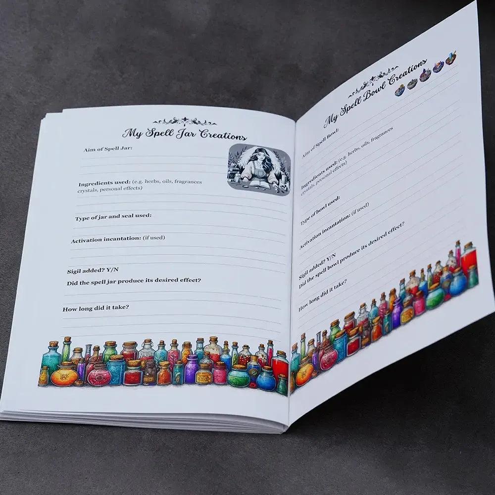 Spell Jars Grimoire: 50-Page Advanced Practices & Baneful Spells-MoonChildWorld