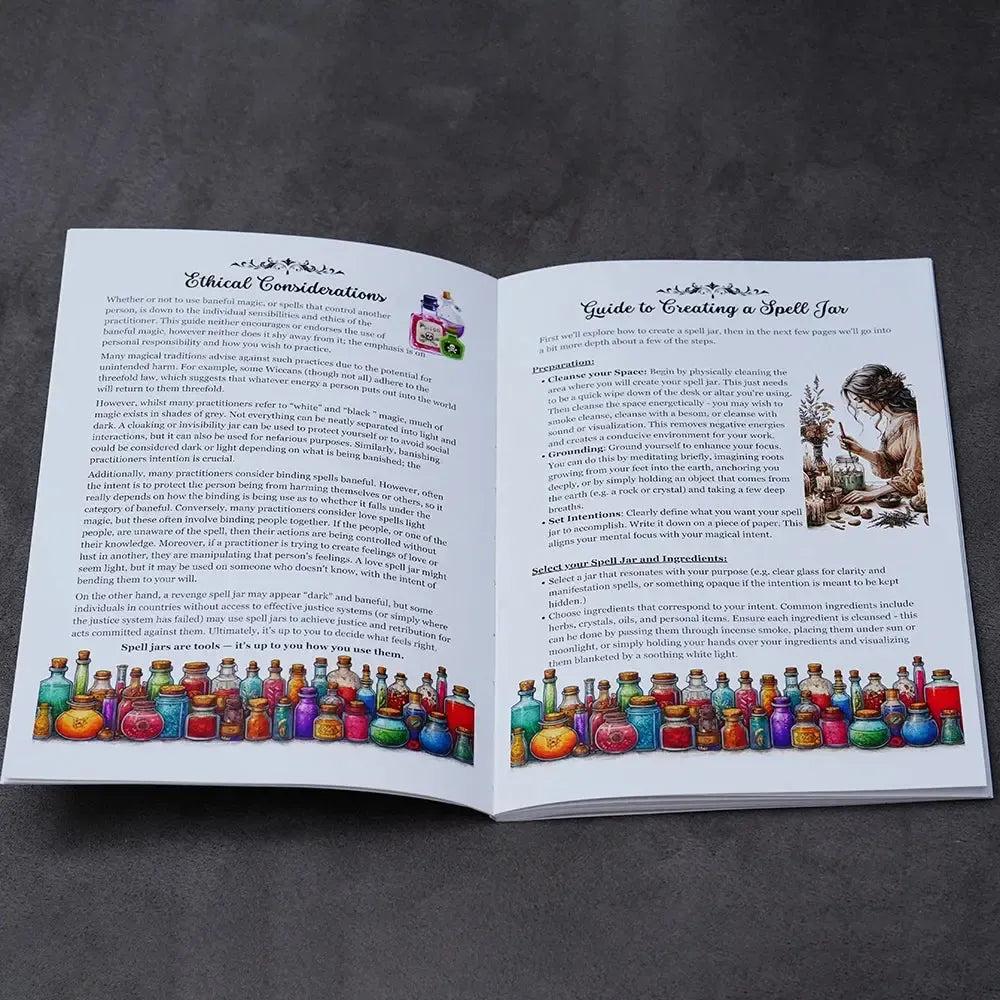 Spell Jars Grimoire: 50-Page Advanced Practices & Baneful Spells-MoonChildWorld
