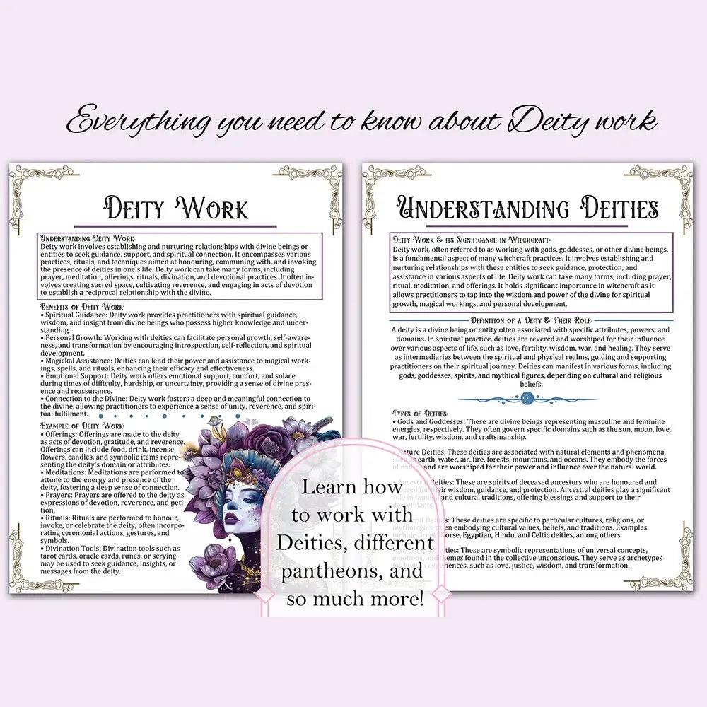 Spell Jars Rituals Herbal Guide Book 27 Pages Witchcraft Magic Workbook for Beginners-MoonChildWorld