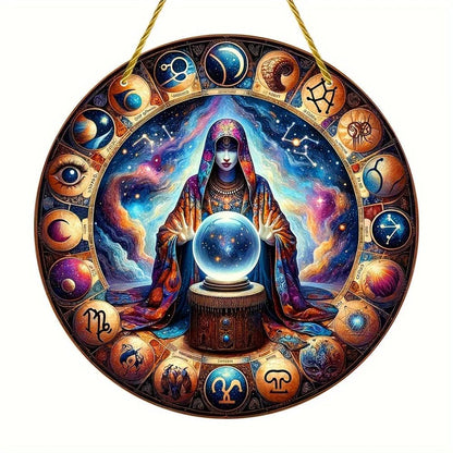 Spell Witch Suncatcher Occult Witchcraft Acrylic Round Sign-MoonChildWorld