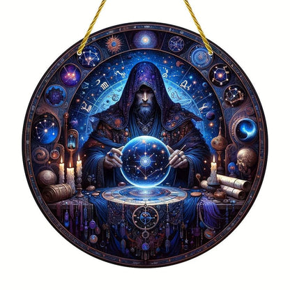 Spell Witch Suncatcher Occult Witchcraft Acrylic Round Sign-MoonChildWorld