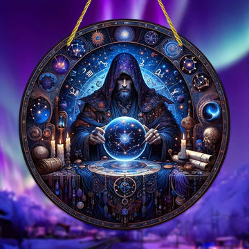 Spell Witch Suncatcher Occult Witchcraft Acrylic Round Sign-MoonChildWorld