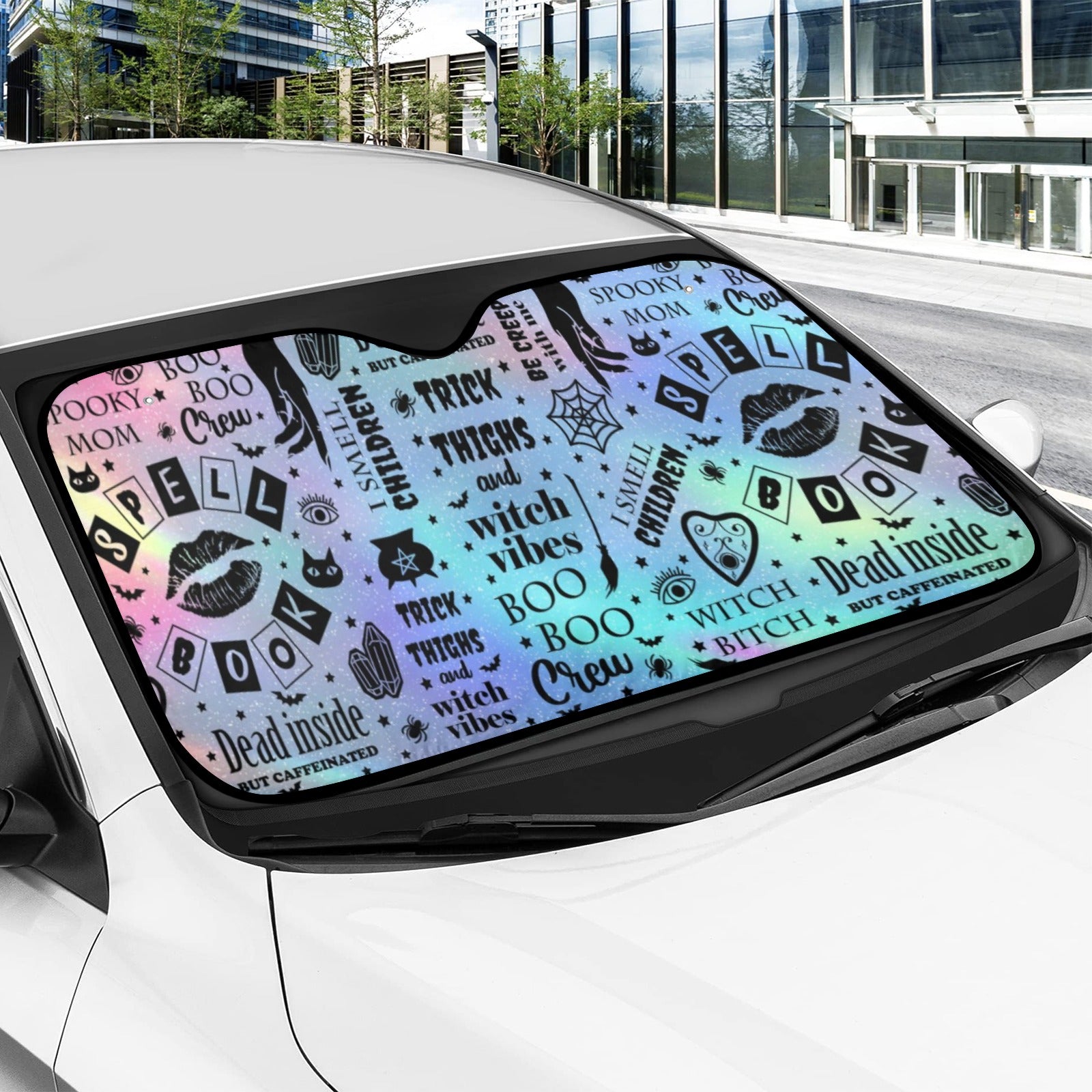 Spell Witchcraft Car Sun Shade-MoonChildWorld