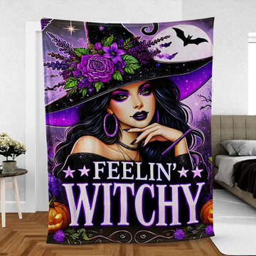 Spellbinding Witchy Blanket for Halloween & Magic Lovers-MoonChildWorld