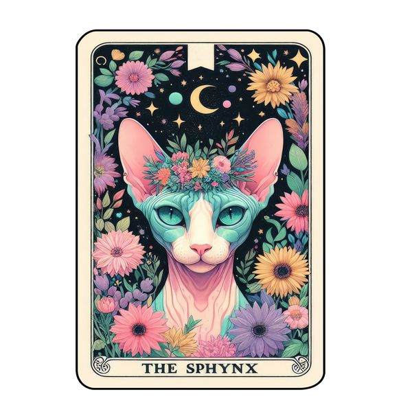 19 Cute Cats Tarot Cards Digital File-MoonChildWorld