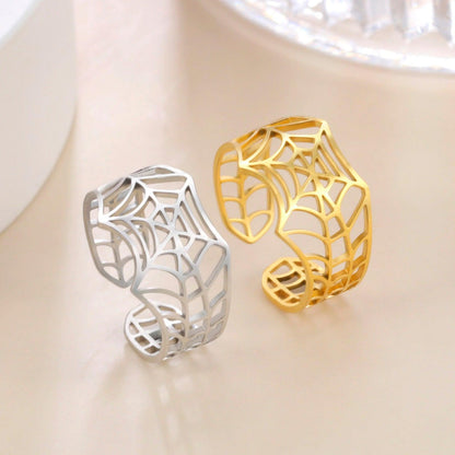 Spider Web Witch Ring Halloween Accessories-MoonChildWorld
