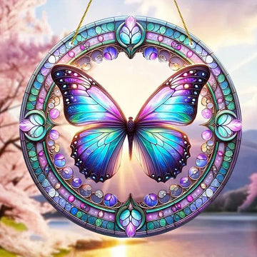 Spirit Butterfly Acrylic Sign Butterfly Window Decor Mystic Home Decor-MoonChildWorld