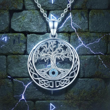 Spirit Celtic Tree of Life Pendant Necklace Wicca Pagan Jewelry-MoonChildWorld