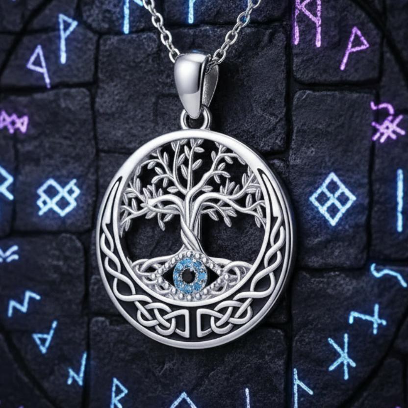 Spirit Celtic Tree of Life Pendant Necklace Wicca Pagan Jewelry-MoonChildWorld