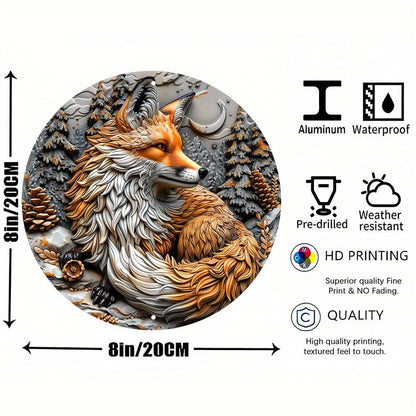 Spirit Fox Metal Sign Fox Home Decor-MoonChildWorld