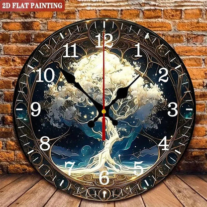 Spirit Tree of life Pagan Wall Clock Wicca Wall Decor-MoonChildWorld