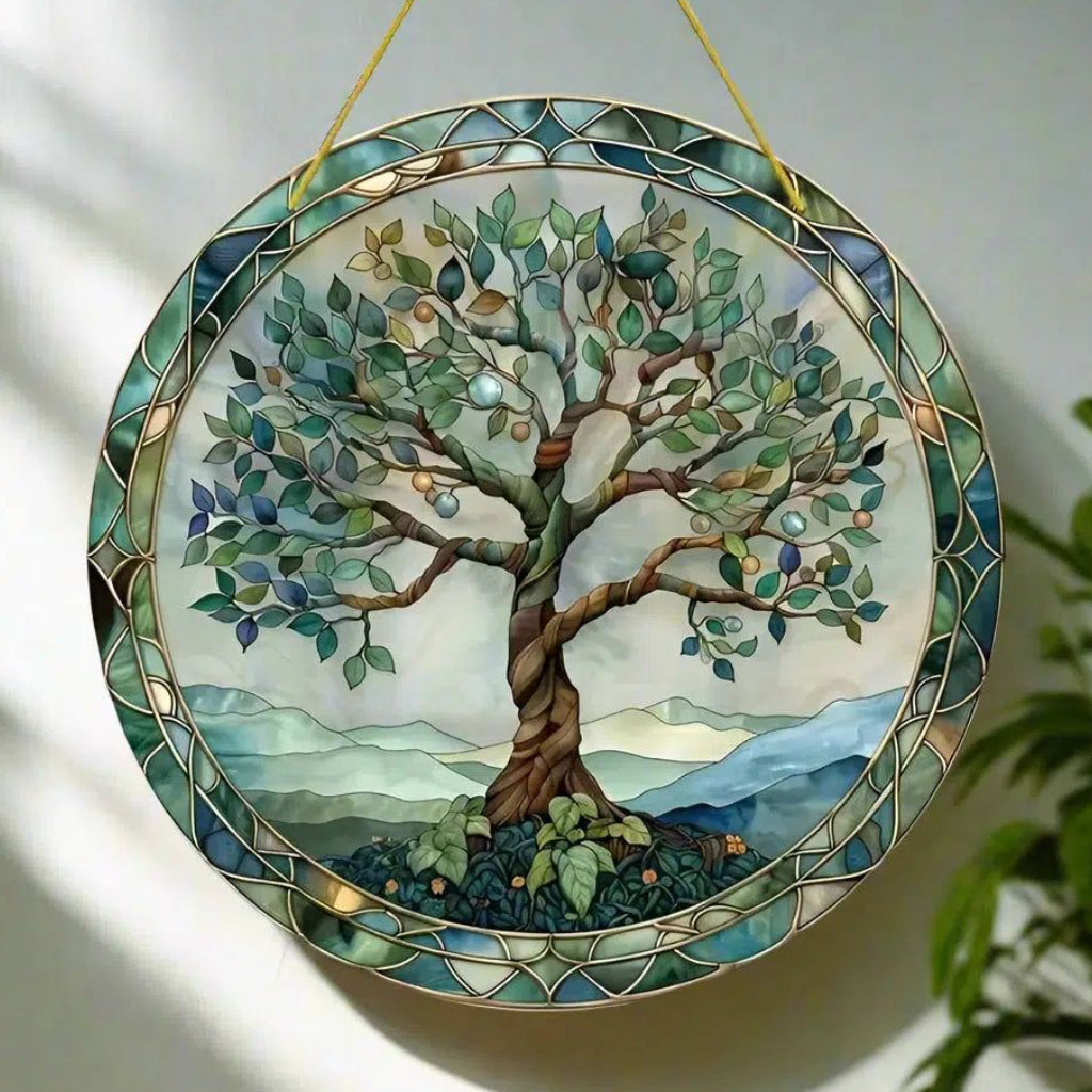 Spiritual suncatcher Mystic window decor Gothic window art Witchy Hanging Ornament for Christmas, Halloween-MoonChildWorld